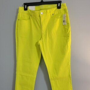 CROWN AND IVY, SIZE 8, LEMON YELLOW